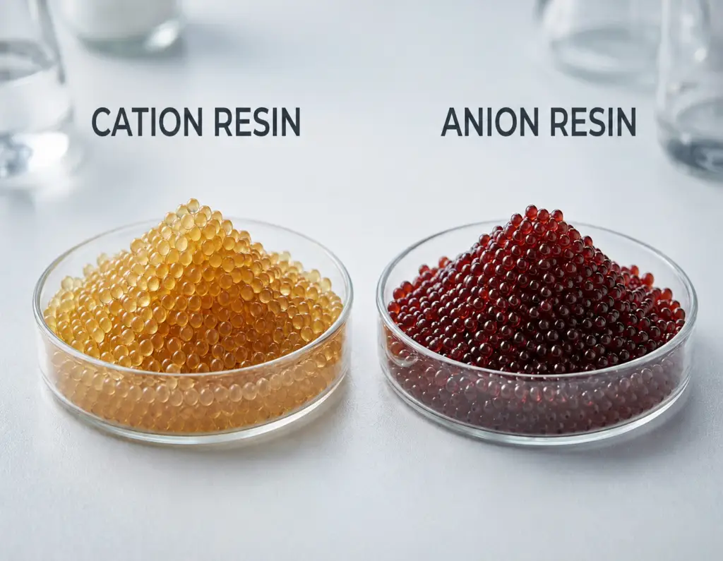 Cation Resin vs Anion Resin