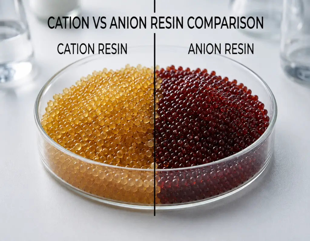 Cation Resin vs Anion Resin